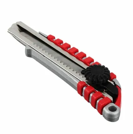 Фото №0 HEADMAN Нож металлический усиленный с сегментированным лезвием 18мм (круглый фиксатор)