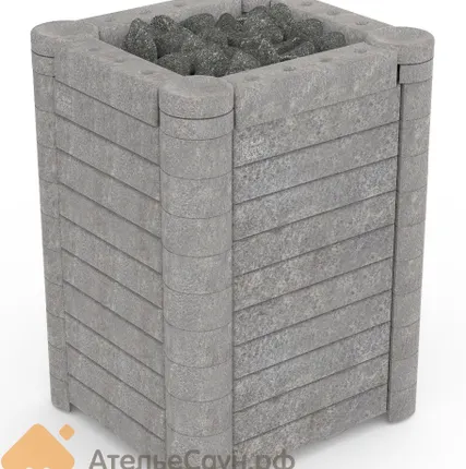 Фото №5 Электрокаменка Sawo Nimbus NIM 90 NS-P (без пульта, целиком из талькохлорита)