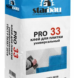 фото Клей для плитки универсальный Starbau PRO 33