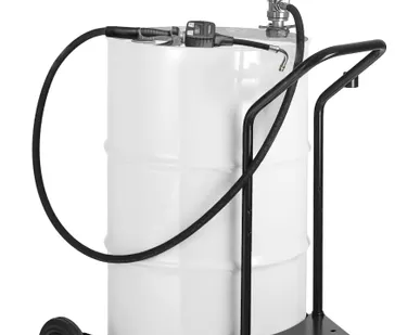 фото Мобильный маслораздатчик для бочек 205 л с насосом PM2