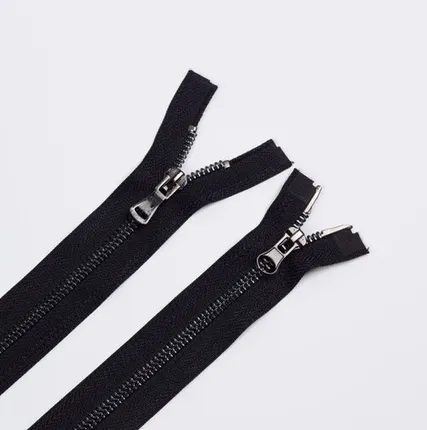 Фото №0 Молния металл Т5 70см 2 бег. черный/черный