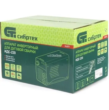 Фото №3 Аппарат инверторный дуговой сварки ИДС-220 Сибртех