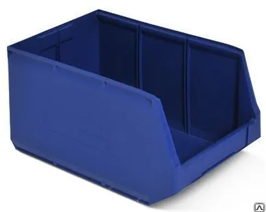 фото Пластиковый складской лоток 12.407.40 (500х300х250) красный, арт. 2150074