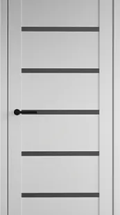 фото Межкомнатные двери ALBERO "Вена" Платина (ДО) Белое матовое