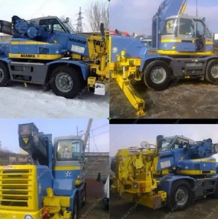 Фото №0 Аренда автокрана (автомобильного крана) KOMATSU W100, Новосибирск