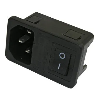 Фото №0 Сетевой разъем AC-013-B (М с выкл)