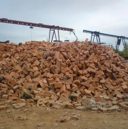 Фото №0 Кирпич битый на дачу