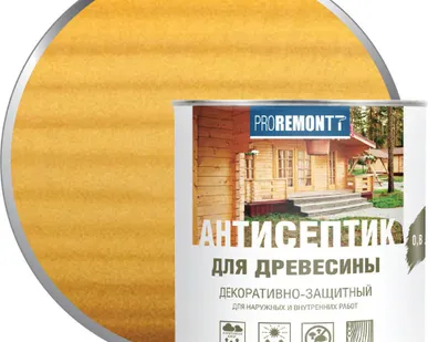 фото Деревозащитное средство Proremontt Орегон 0,8л Лакра
