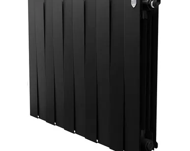 фото Дизайнерский радиатор биметаллический Royal Thermo Piano Forte 500/Noir Sable 500/10 секций, 1,89 кВт