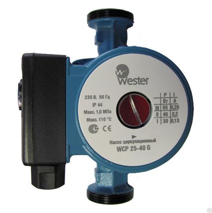Фото №0 Насос циркуляционный Wester WCP 25-40 G