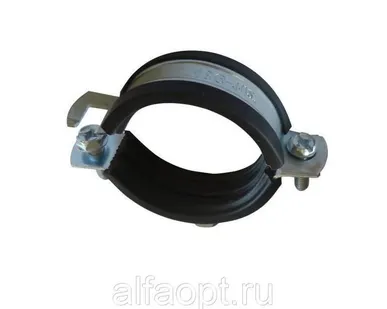 фото Хомут стальной оцинкованный ду 2 1/2, seagull