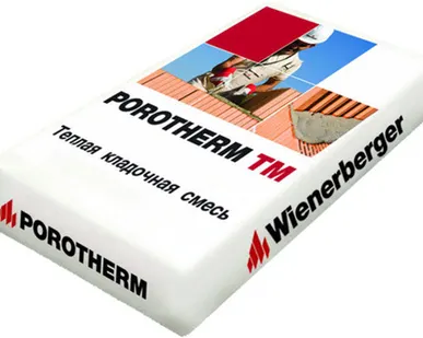 фото Кладочный раствор Porotherm TM М-100