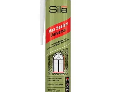 фото Герметик силиконовый универсальный бесцветный 280 мл. Sila PRO Max Sealant