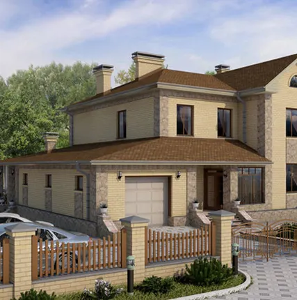 Фото №0 Проект двухэтажного дома с гаражом