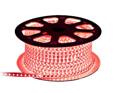 фото Светодиодная лента LC-3528-220R60 IP67 красный