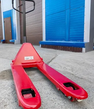 Фото №0 Гидравлическая складская тележка, рохля, г/п 3 тонны, полиуретан