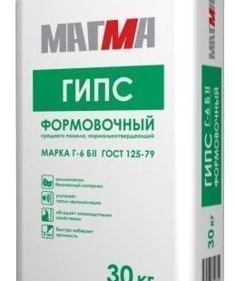 фото Гипс формовочный Магма Г-6 Б III х 30 кг