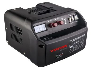 фото Зарядное устройство VERTON Energy ПЗУ-180 (12/24, 40-700 Ач, заряд 1,2кВт,
