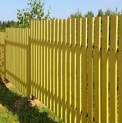 Фото №0 Забор из дерева Эконом