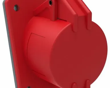 фото Розетка силовая 3-ф., 16А, 380В, IP44 (4-п, встр.) MA...