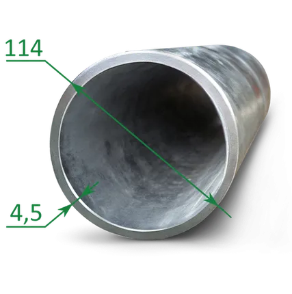 Фото №0 Труба оцинкованная эсв 114x4.5