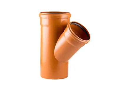 фото Тройник НК ПП 160/110х45, рыжий,РТП