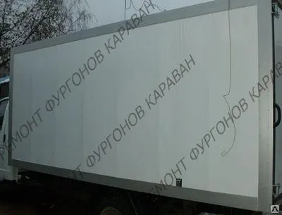 Фото №0 Ремонт боковых стен фургона изотермического