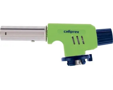 фото Горелка газовая на бутановый баллон, пьезоподжиг, до 1150*С Сибртех
