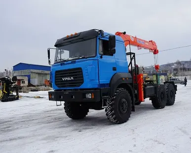 фото Услуги Урал, Камаз 6х6 с КМУ