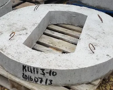 фото Плита перекрытия колодца железобетонная КЦП 3-10