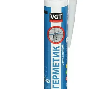 фото Герметик САНИТАРНЫЙ прозрачный 0,25кг