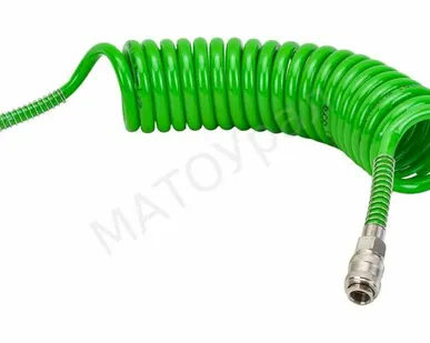 фото Шланг полиурет. спиральный ф8/12 мм с быстросъемн. соед. ECO (длина 5м)