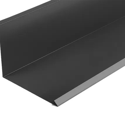 Фото №3 Планка примыкания с гранулятом, бронзовый, шт. (20*45*15*10 мм), Длина 1,25 м.