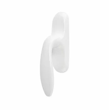 Фото №0 Ручка оконная 1001.00 с блокиратором, бел. RAL9016