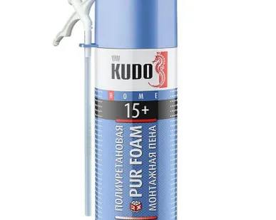 фото Пена монтажная бытовая всесезонная Kudo Home 15+, 520мл