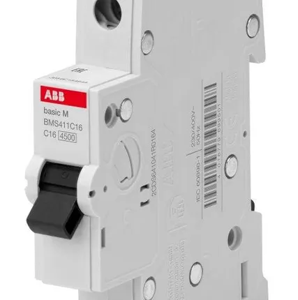 Фото №0 Выключатель автоматический модульный 1п C 40А 4.5кА Basic M BMS411C40 ABB 2CDS641041R0404