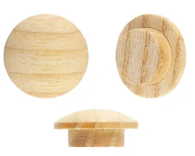 фото Заглушка деревянная (ясень) d10 (упак. 10шт)