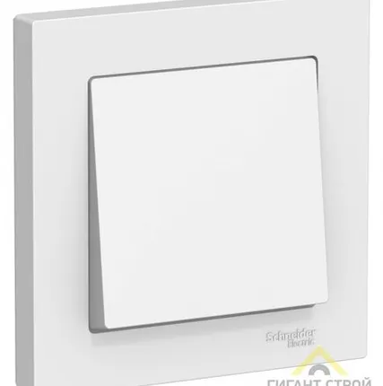 Фото №0 Выключатель 1-кл. ATLAS DESIGN 10АX В в сборе бел.SchE ATN000112