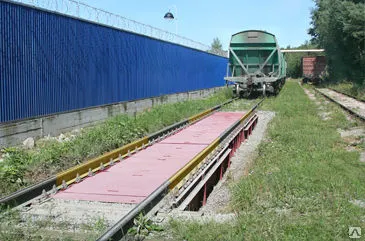 фото Весы вагонные железнодорожные ВЖ-ДТ-150 динамика потележечно