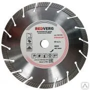 фото Круг алмазный RedVerg сегментный, Turbo 125х22,23 мм