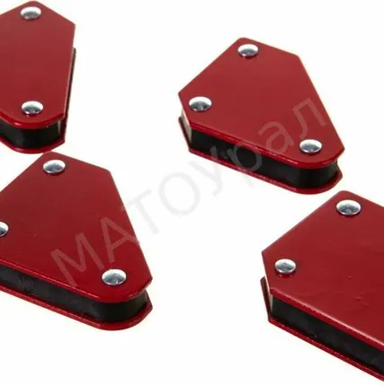 Фото №0 Держатель угольник магнитный для сварки набор 4шт на 4кг Rexant