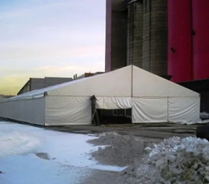 Фото №0 Изготовление и монтаж строительных тепляков