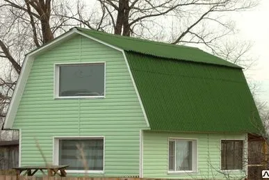 фото Ондулин - кровельный лист, Размеры: 950х2000мм, цвет зеленый + 20 гвоздей.