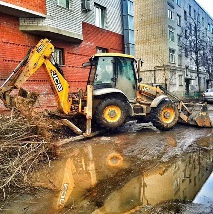 Фото №0 Аренда погрузчика с гидромолотом