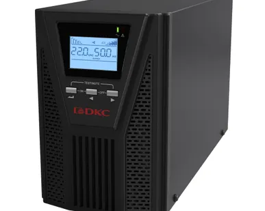 фото Источник бесперебойного питания Онлайн ИБП 1кВ.А 3х7А.ч Schuko (2) DKC SMALLT1A10S