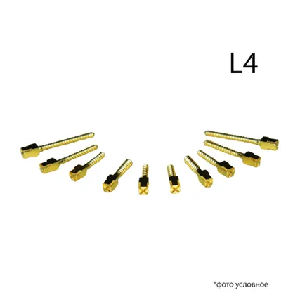 Фото №0 Штифты внутриканальные латунные ШВП L4 12шт Форма
