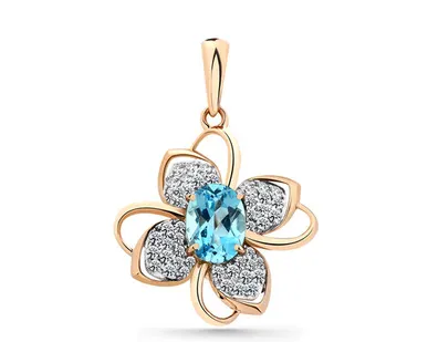 фото Подвеска из золота 585 пробы