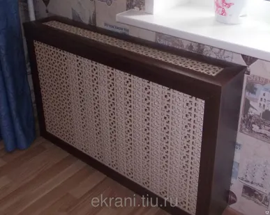 фото Декоративный экран на батарею