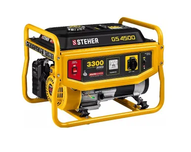 фото Генератор бензиновый 3.3 кВт Steher GS-4500 однофазный, ручной стартер, бак 15 л