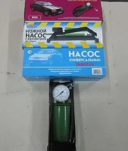 фото Насос ножной большой c монометром Старт Витебск